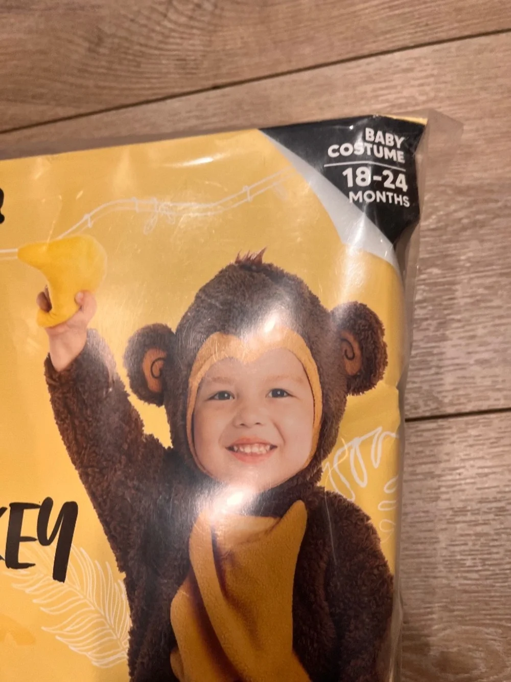 Spooktacular Creations Toddler Monkey Costume with Banana -- like new